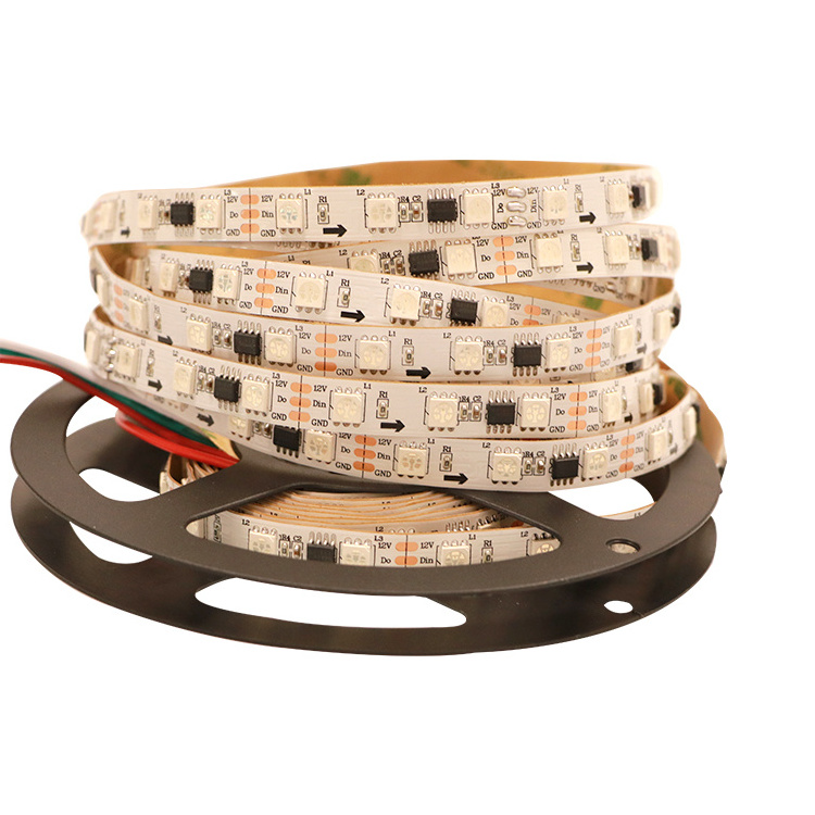 RGB LED Light Strip set 5050 WS2811 LED Tape Lights, Color Changing LED Strip Lights with Remote Control