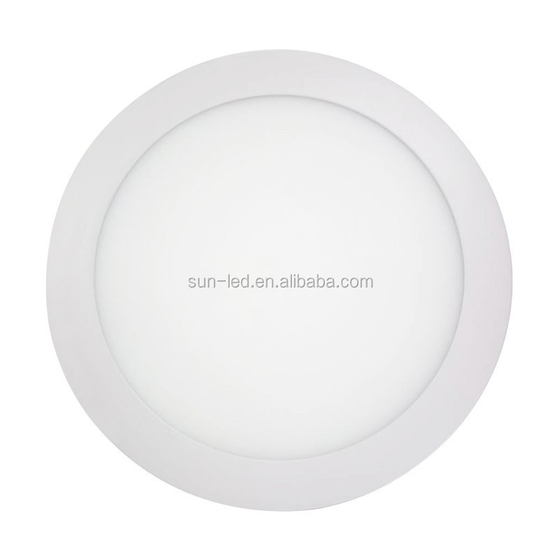 6W 9W 12W 15W 24W Ultra Thin Round Led Panel Light LED Recessed Ceiling Lights for Home, Office, Commercial Lighting