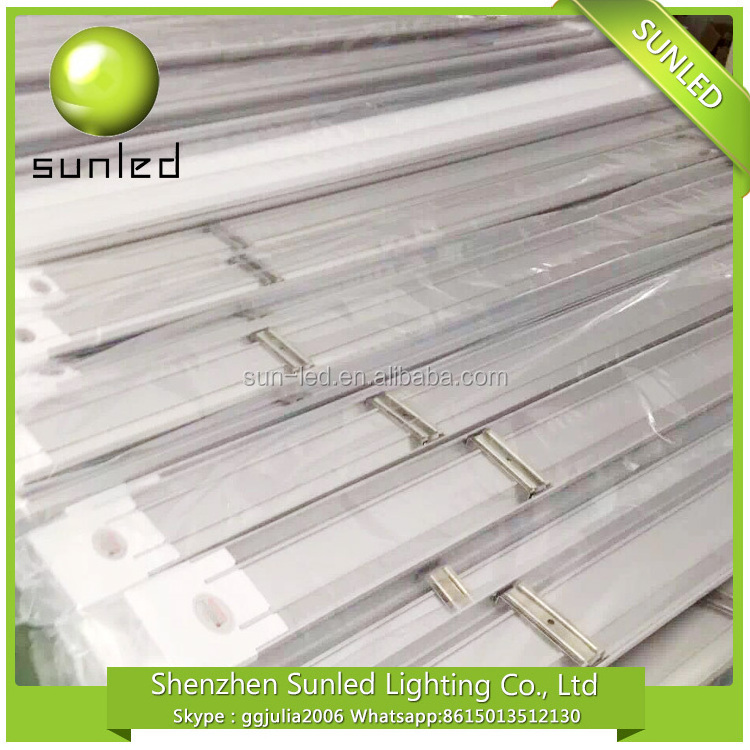 Led linear light fixture 10W 0.3m led batten light ceiling surface mounted LED Batten light/ flat led tube/narrow panel light CE