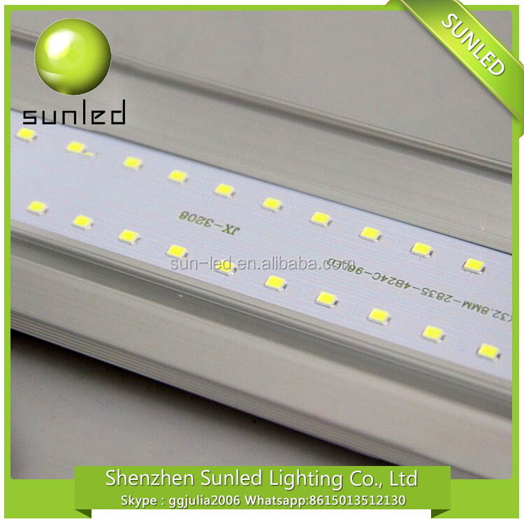 Led linear light fixture 10W 0.3m led batten light ceiling surface mounted LED Batten light/ flat led tube/narrow panel light CE