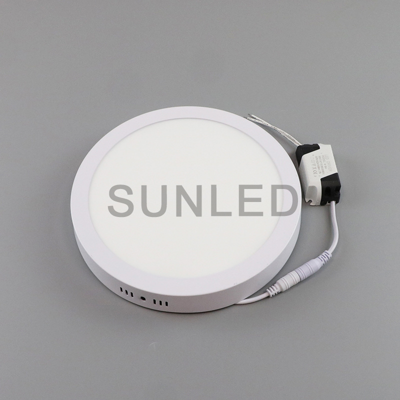 Surface mounted small round 6w 12w 18w 24w panel light