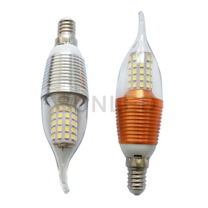 E14 Chandelier LED Lighting for Home Decor Crystal Lamp 12W  220V  High Brigteness Candle Bulb Light