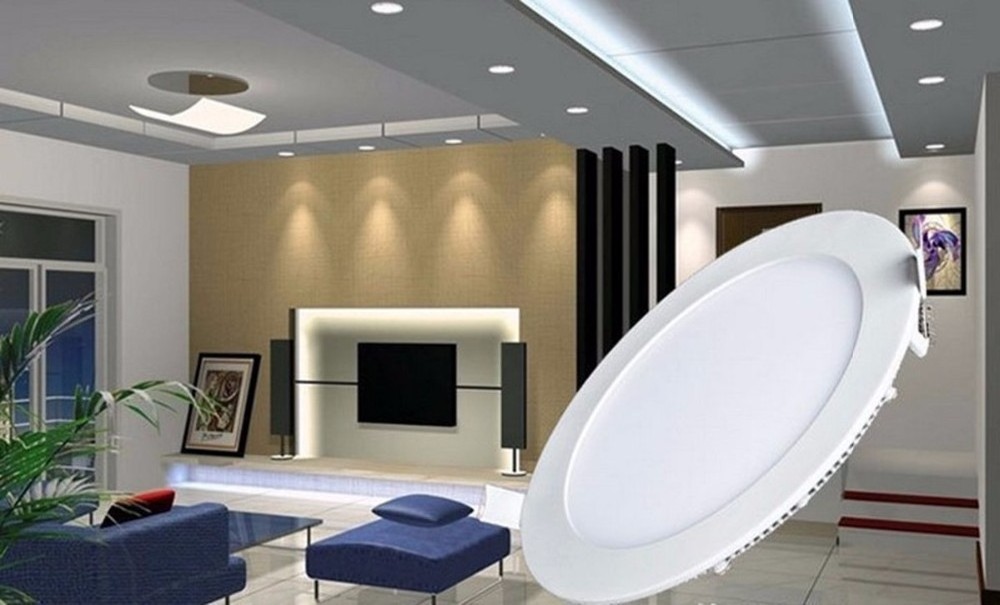 Hot Sale 6W 9W 12W 15W 24W Ultra-thin Round Panel Ceiling Light LED Recessed Light Fixture Ceiling Downlight for Home / Office