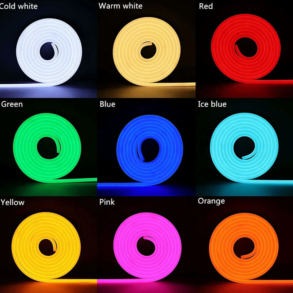 6*12Mm 8*16Mm 12V 24V Neon Lights Led Strip Light 1Cm 2.5Cm Silicon Flexible Waterproof Custom Led For Neon Signs Neon Lights