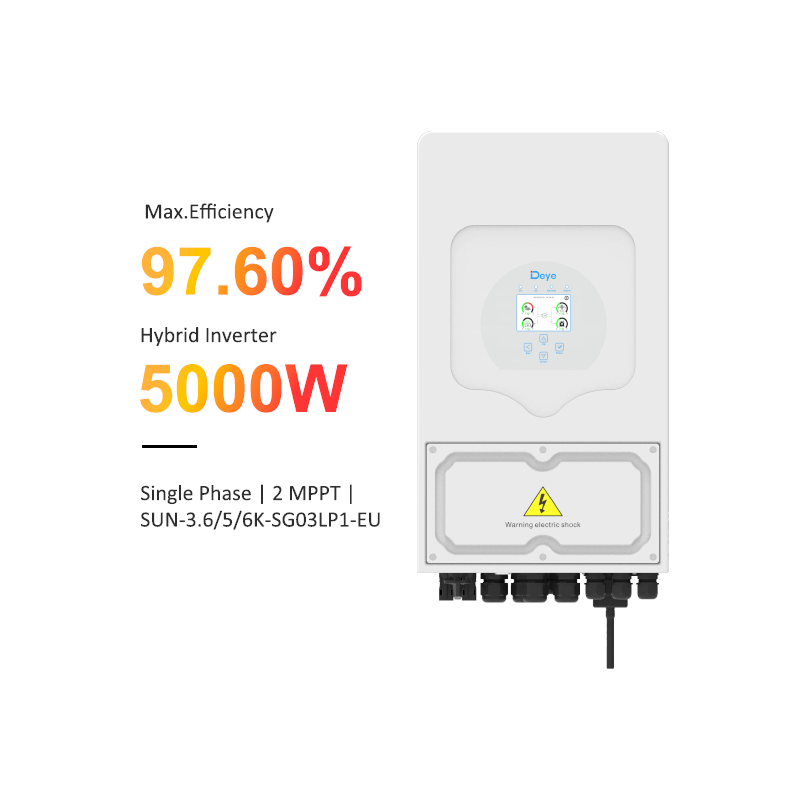 SUN-5K-SG03LP1-EU 5Kw Solar Inverter DC to AC Power Inverters Solar Inverter for Renewable Energy