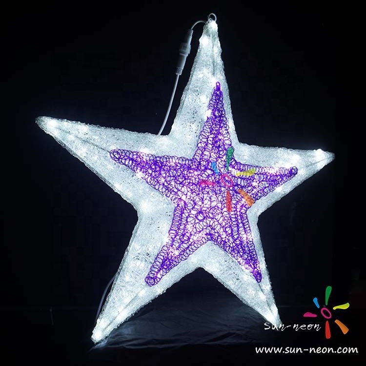 Clear Star Shape Christmas Lights Large Christmas Star Lighted Christmas Star