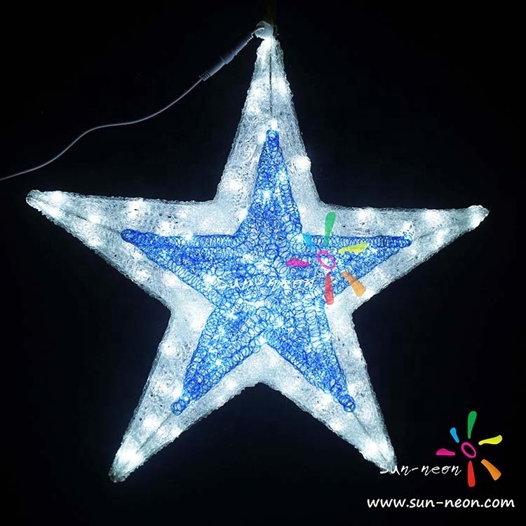 Clear Star Shape Christmas Lights Large Christmas Star Lighted Christmas Star