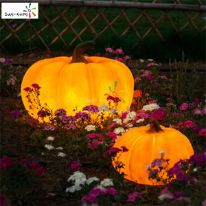 Factory Outdoor Waterproof Landscape Garden Holiday Street Decoration Led Motif Luminous Halloween Pumpkin Motif Light