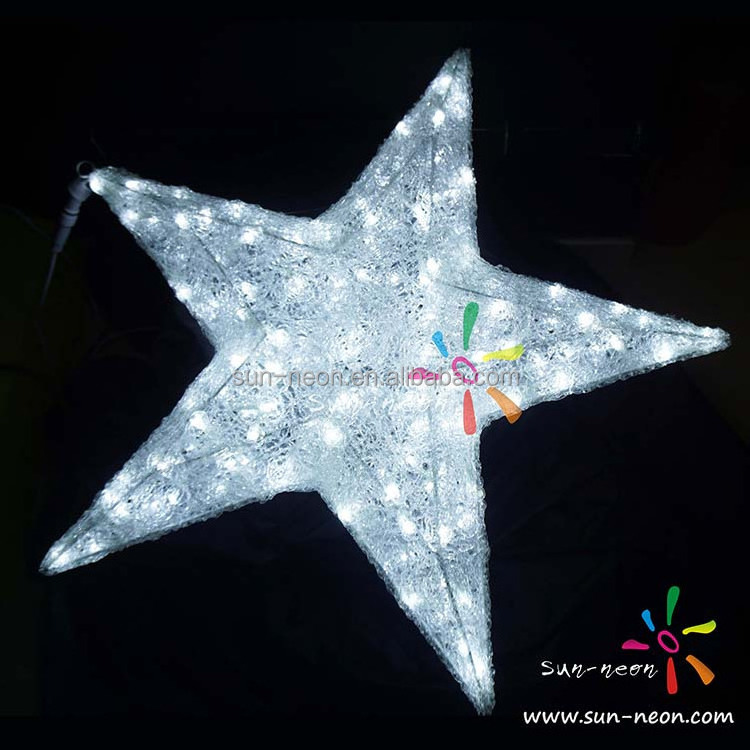 Clear Star Shape Christmas Lights Large Christmas Star Lighted Christmas Star