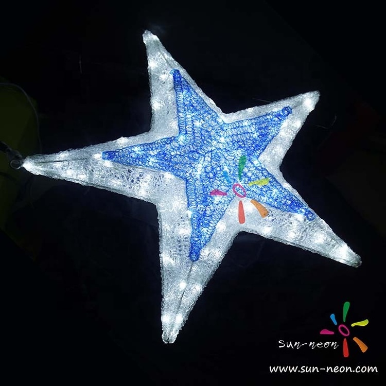 Clear Star Shape Christmas Lights Large Christmas Star Lighted Christmas Star