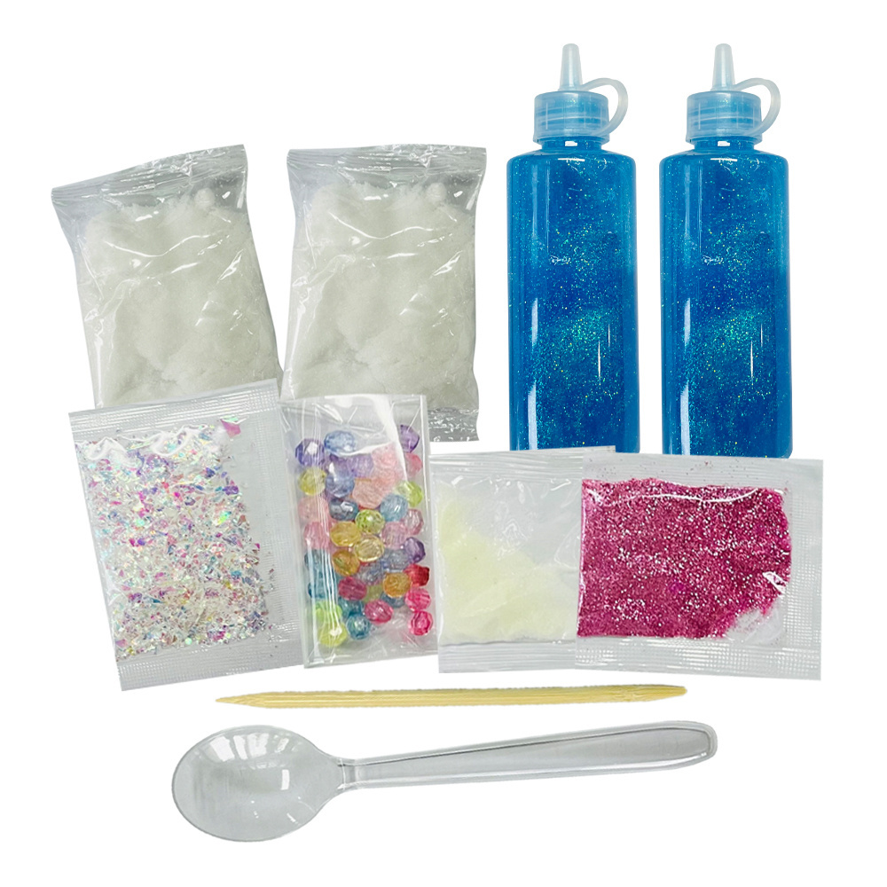 2024 New Slime Kit Diy Making Crystal Pack Gift With Add-Ins Slime Kit For Girls Boys Party Present