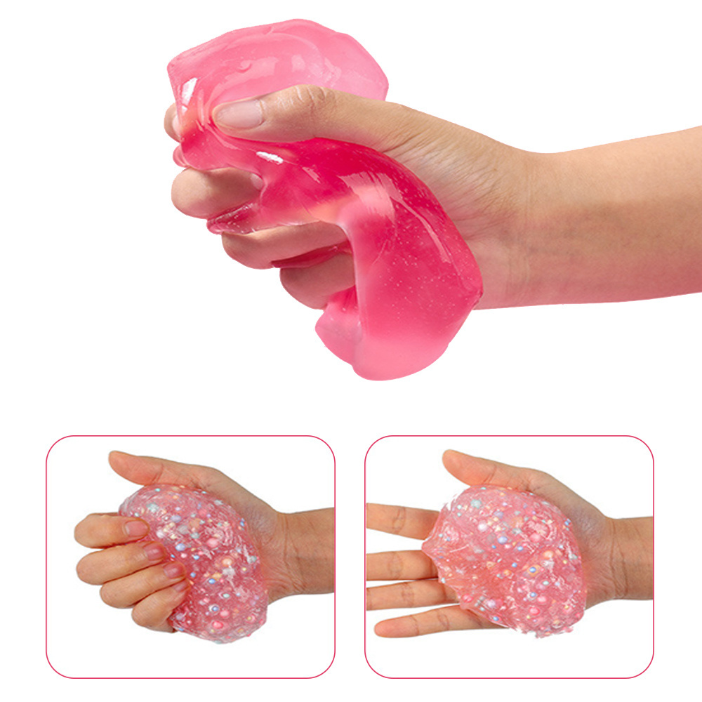 Kids Slime Containers Safe And Fluffy Stress Relief Slime For Kids Toy Kit For Girls