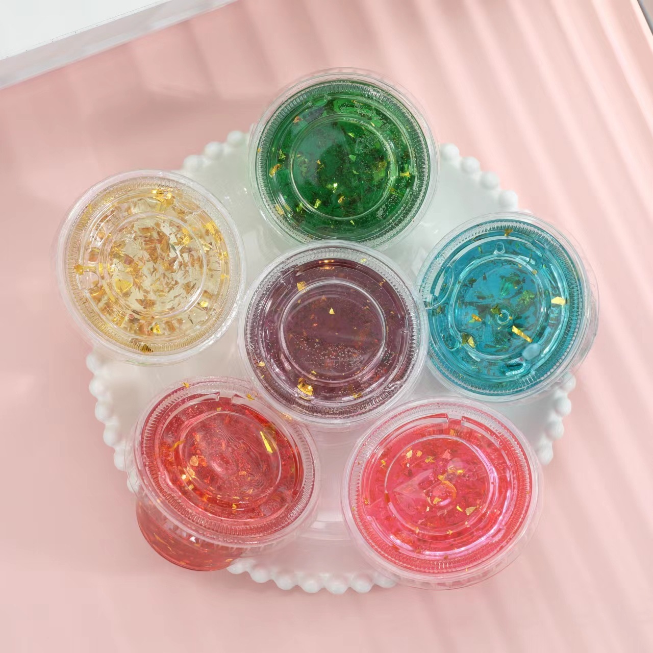 Jelly Cube Crunchy Slime Supplies Clear Slime For Girls Boys