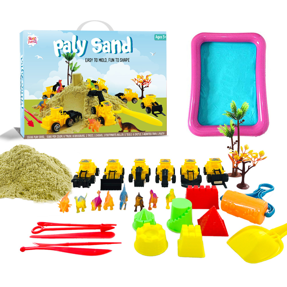 Hot Sale Pretend Play Outdoor Beach Sand Kids Sand Water Box Play Sand Indoor Castle Building Kit