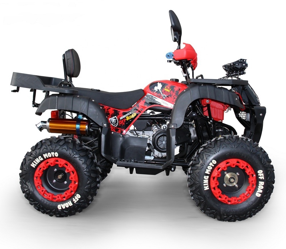 gas powered 250cc ATV 4 wheels moto cross four wheeler motorcycle