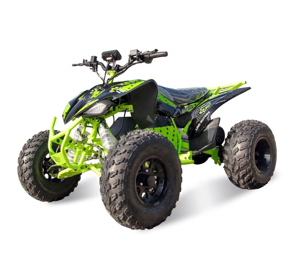 New design sport electric ATV with QS motor 8000W 72V shaft drive electric ATV QUAD