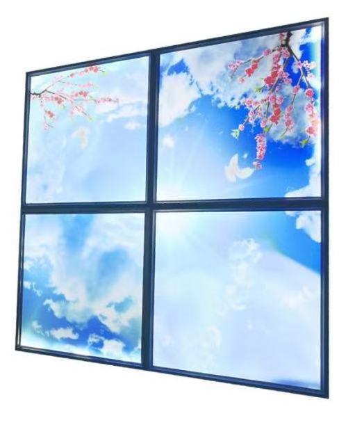 2ft x 2ft 4ft x 2ft LED Drop Ceiling Light Decoration blue sky and white clouds LED sky panel light