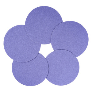 OEM 6 inch 30% Ceramic Hookit Purple Finishing Film Sanding Discs Automotive Abrasive Disc Sandpaper