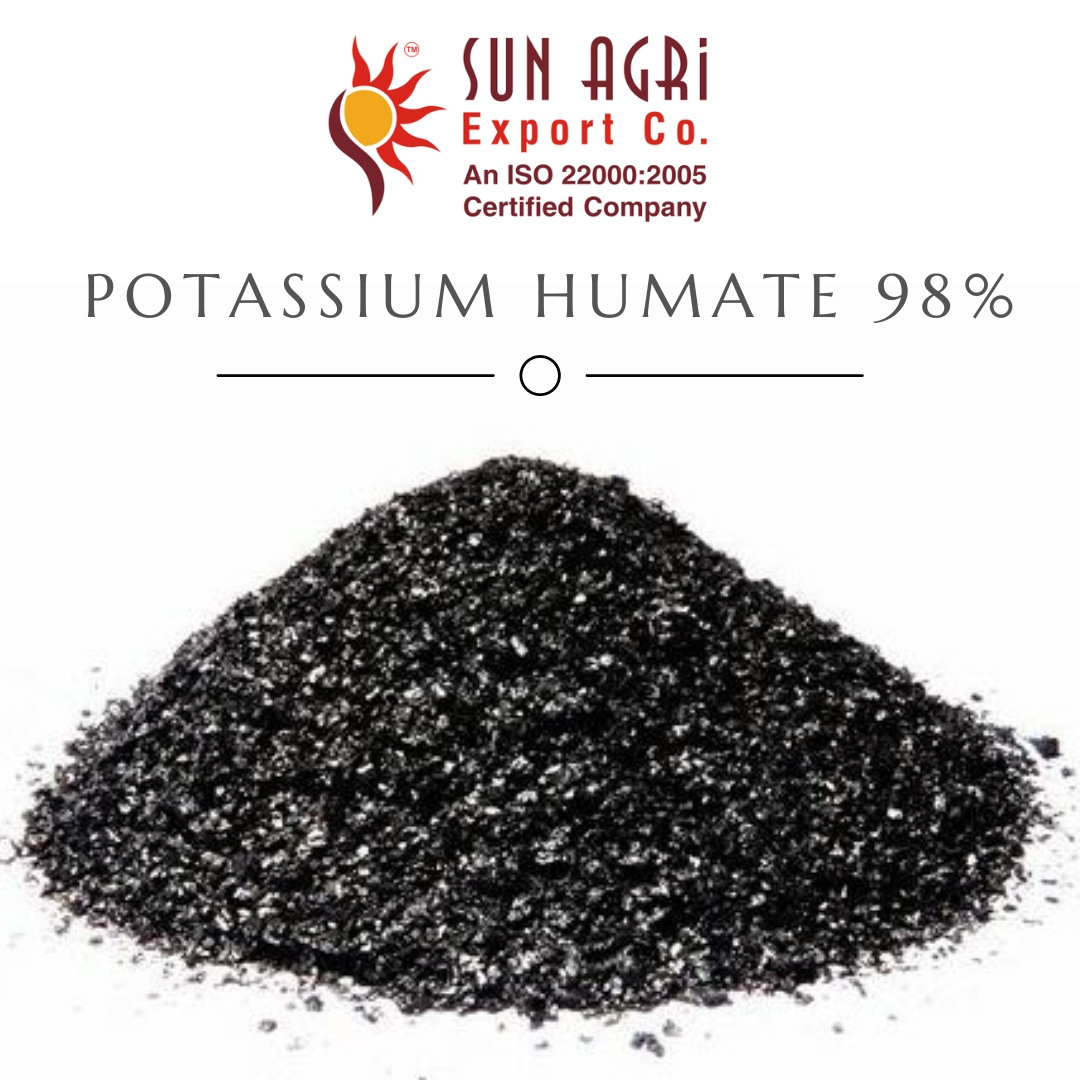 Indian Exporter Potassium Humate Flake Humic 98% Organic Fertilizer for Agriculture Available for Sale