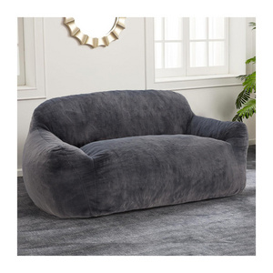 Wide Armrests Bean Bag Couch Floor Sofa Big BeanBag Lazy Sofa for Bedroom Living Room Apartment