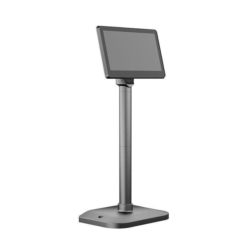 checkout counter customer display 7 inch pole second screen IPS