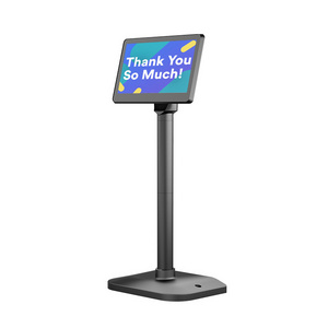 checkout counter customer display 7 inch pole second screen IPS