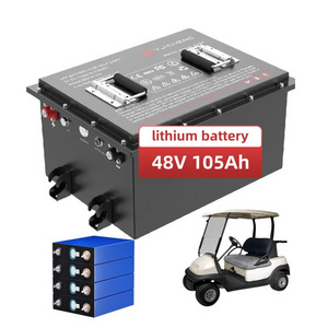 6000 cycle 10years warranty 48 volt lithium battery 30 50 105 150 200 ah golf cart for golf cart