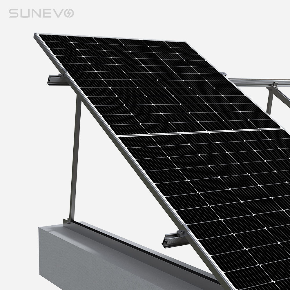 SunEvo Pitched Roof Solar Mounting System Aluminum Alloy Adjustable Metal Tripod Bracket