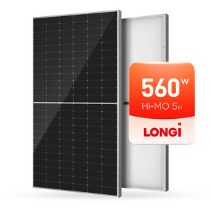 Longi Hi Mo 5 6 7 LR5-72HGD HPDC Bifacial Solar Panel 550W 570W 580W 585 Watt 600W Dual Glass Photovoltaic PV Module Jiangsu