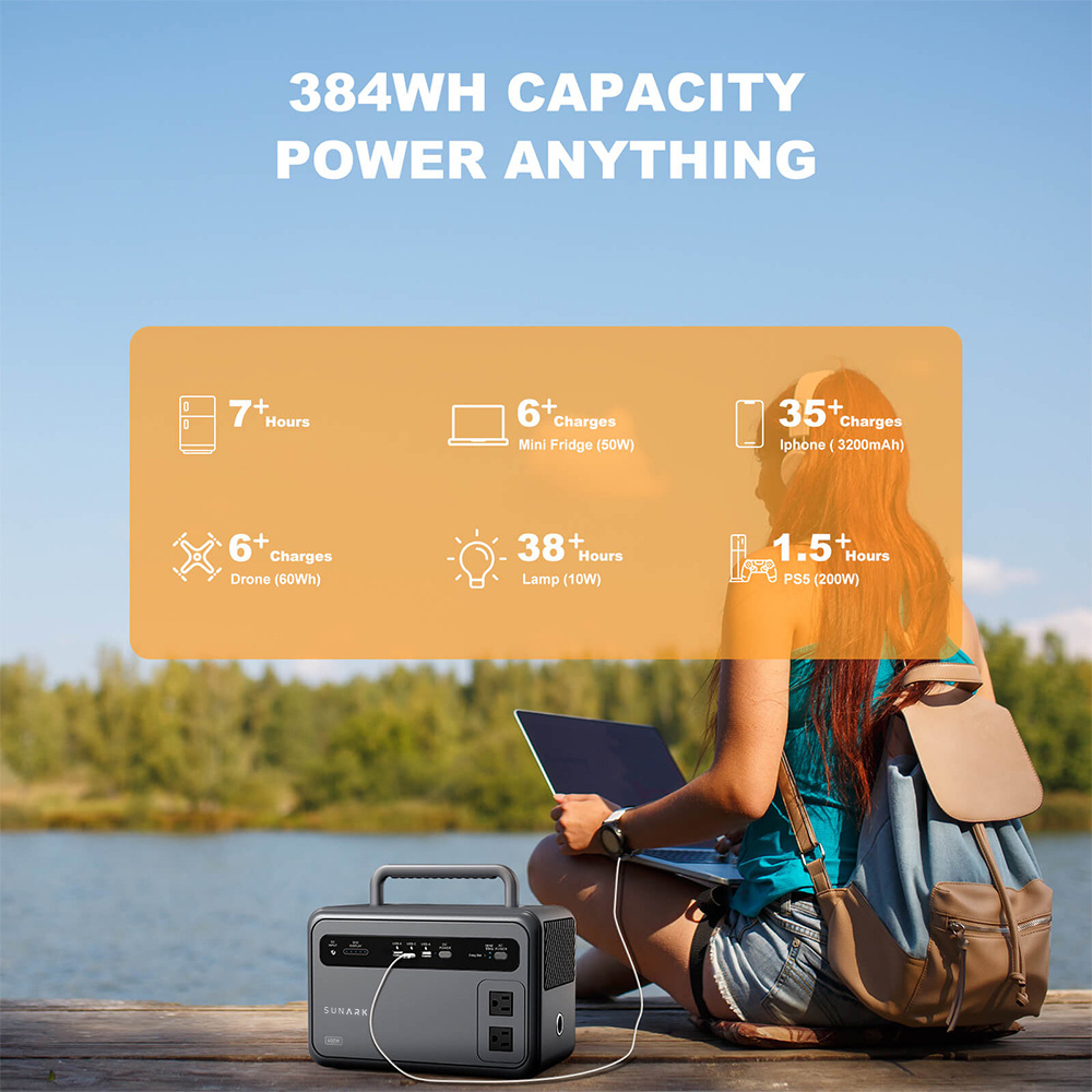 Sunark  300W 500W 600W Rockpals Lifepo4 Battery Portable Power Banks Station