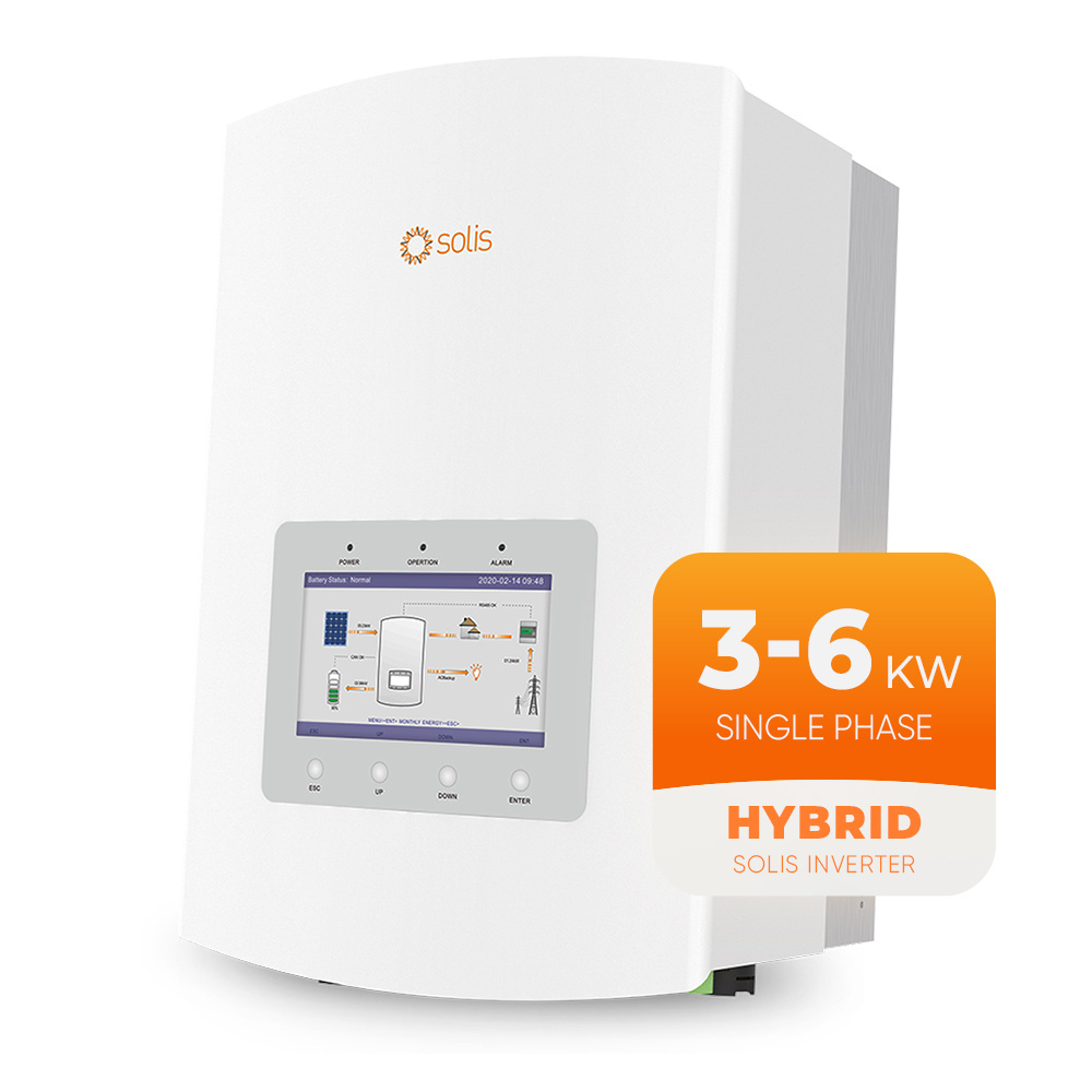 Smart Solis On grid Off Grid Inverter 3kW 5kW 220V Hybrid Inverter Supply Wholesale Price