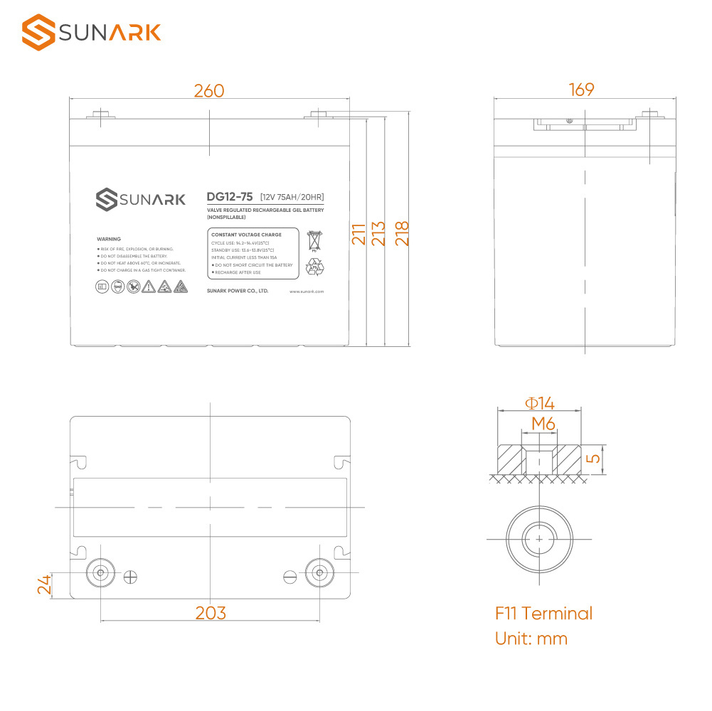 Batterie Solaire 12 Volts 50 Ah 75 A 400A 24V 1000Ah Solaire Batterie