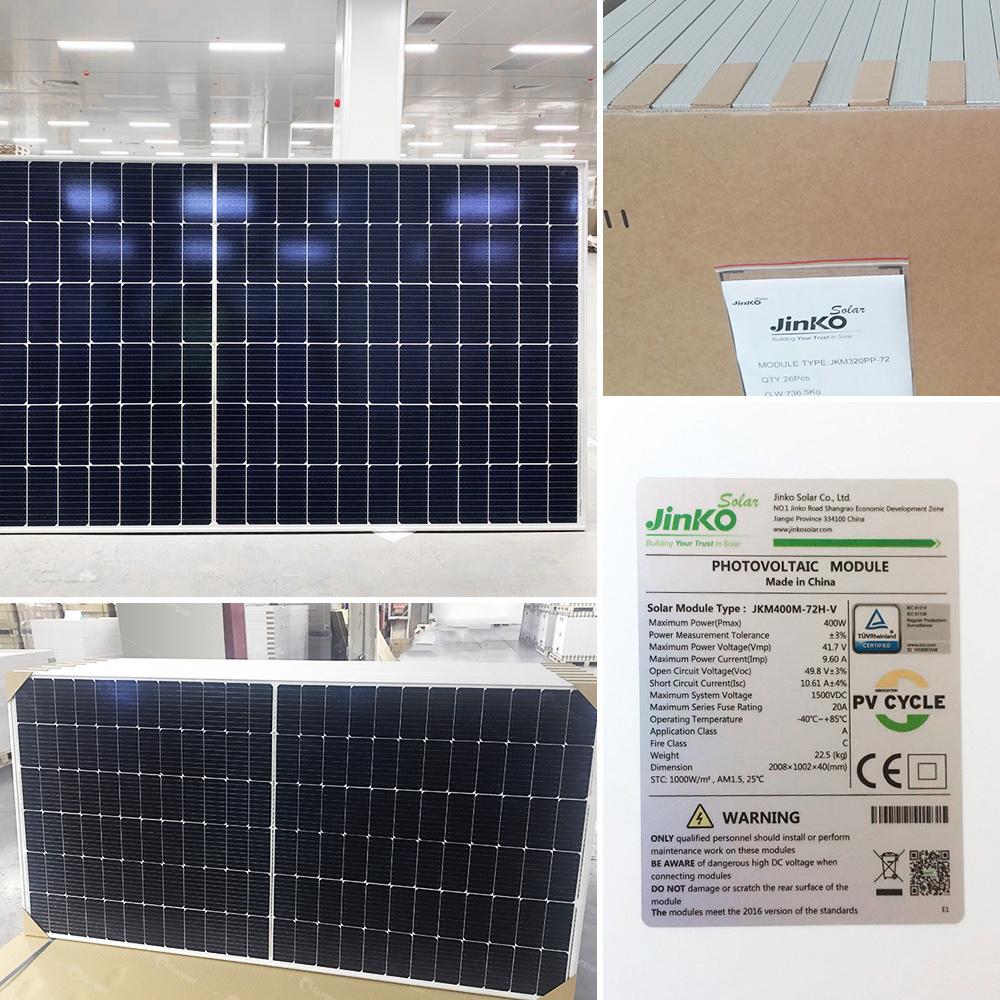 Wholesale Price Jinko N Type Solar Panel 550W 575W 580W 600W Watt Eu Warehouse Home Use Power Solar Panels With High Efficiency