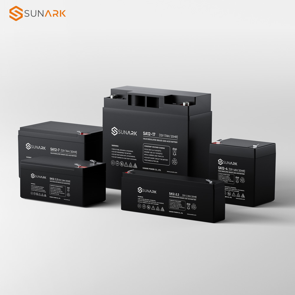 SunArk Lead Acid Rechargeable Battery 12Volt 12V 24V 5Ah 7Ah 9Ah 12Ah 20Ah Deep Cycle Leoch Solar Gel Batteries