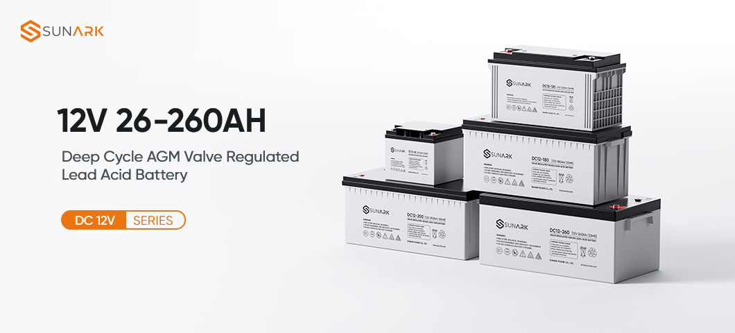 Leoch Free Maintenance Rechargeable Solar Battery 12V 100Ah 200Ah 200Amp Deep Cycle AGM Lead Acid Batteries For Home