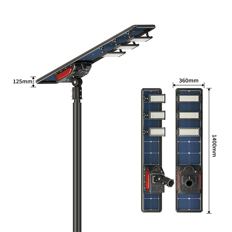 Outdoor Waterproof And Rainproof Solar 80W 110W 120W Led Street Light