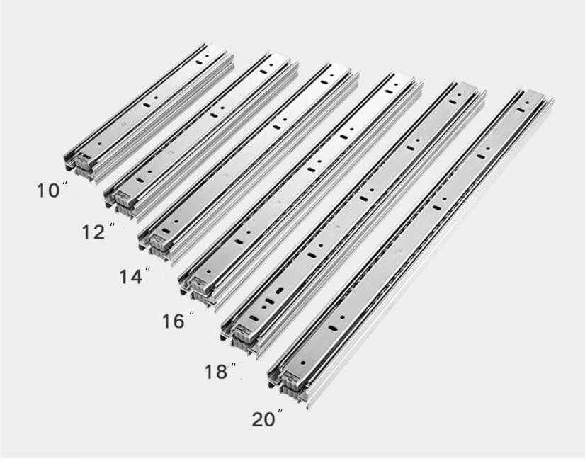 4010 Full Extension Side Mount Ball Bearing Sliding Drawer Slides