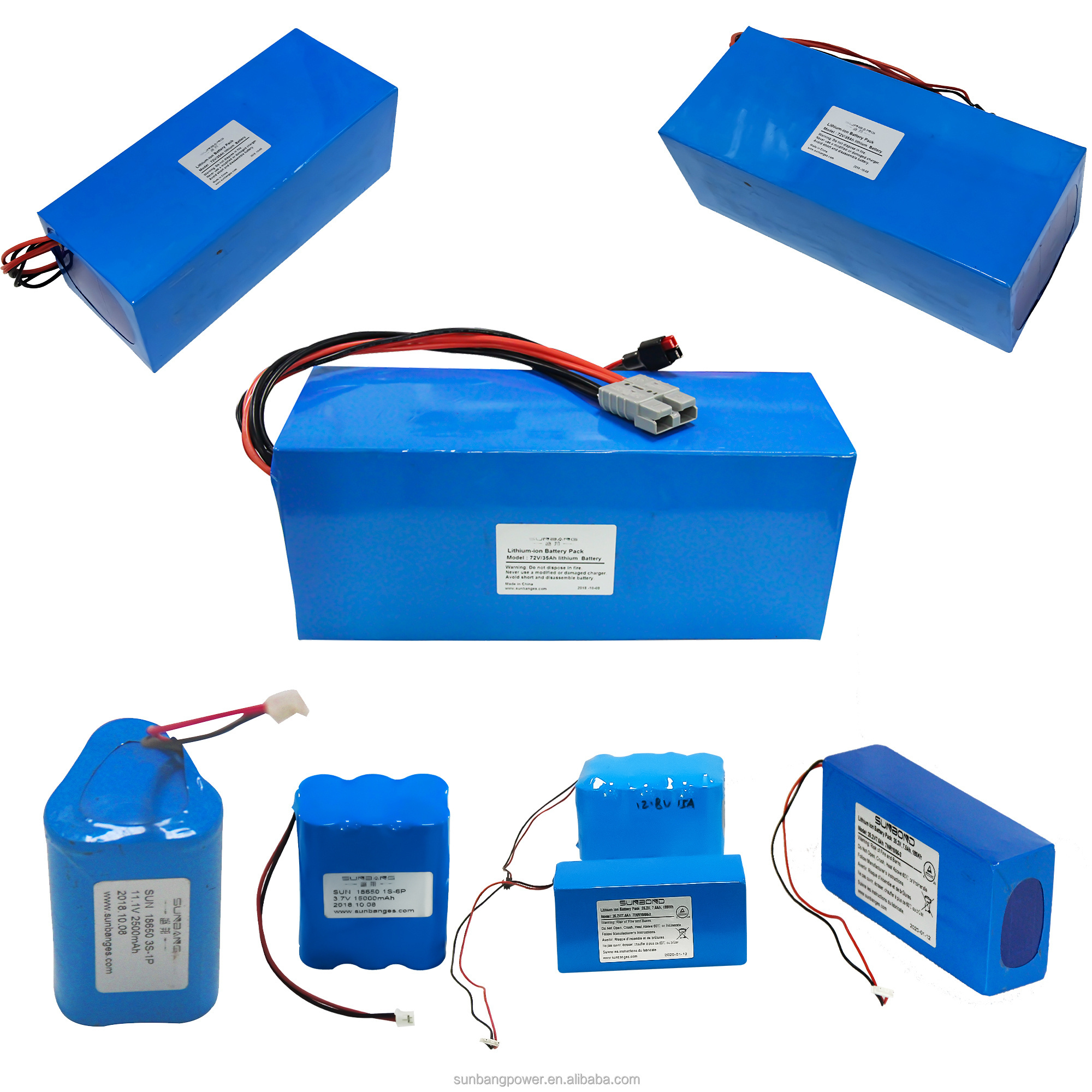 18650 21700 32700 Lithium Battery Customize 12V 24V 36V 48V 60V 72V 10Ah 20Ah 30Ah 40Ah 50Ah 60Ah 80Ah lithium ion batteries