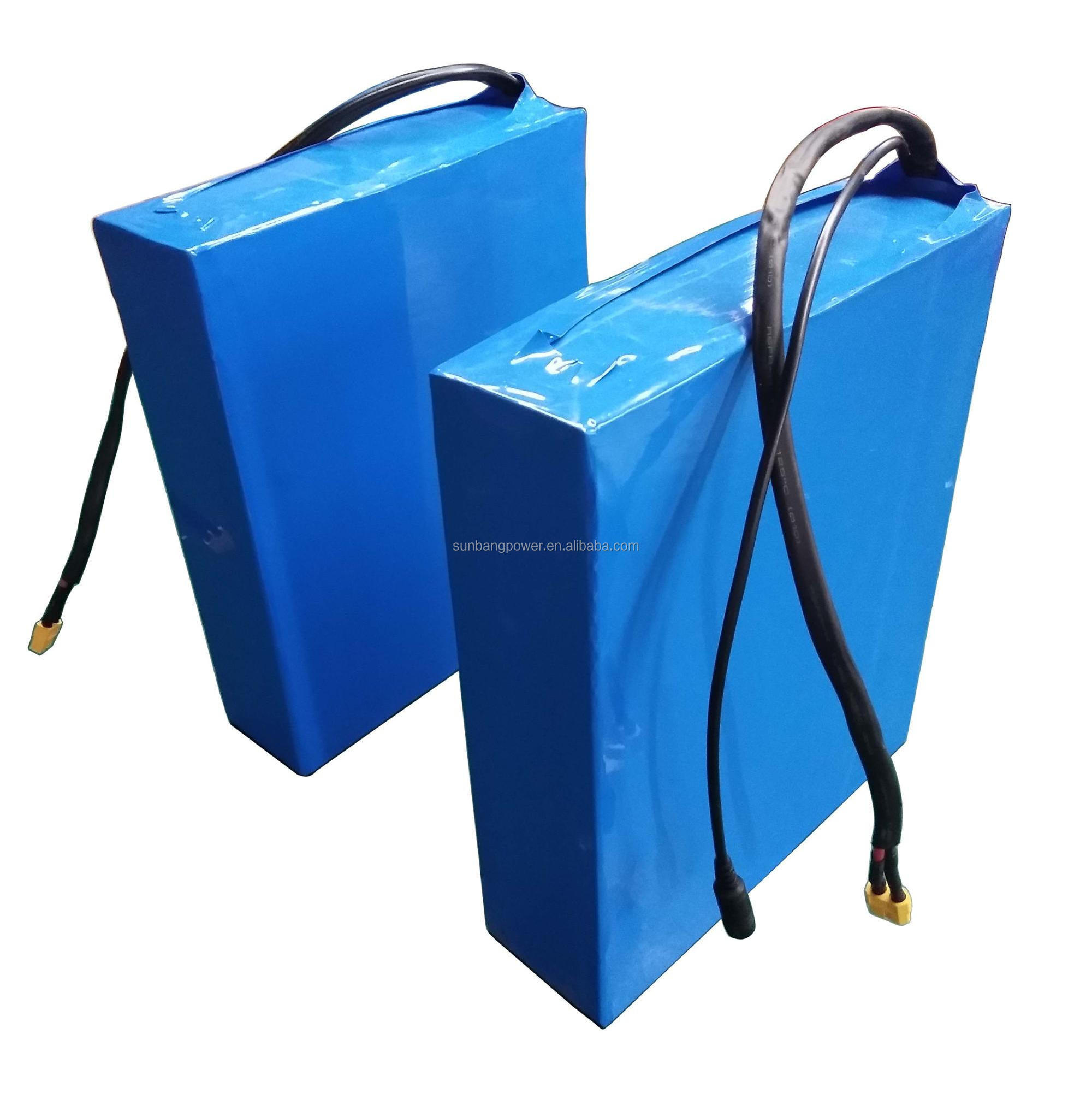 Customization 48V 36V 52V 60V 72V Lithium ion LiFePO4 Polymer battery pack Scooter 3000mAh 35Ah for E-Bicycle Motorcycle