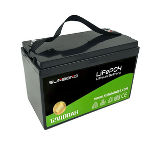 Lithium Phosphate Battery 12v 50ah 100ah 200ah Lifepo4 Battery Good Price For Rv Caravan Marine Trolling