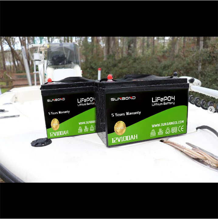 Lithium Phosphate Battery 12v 50ah 100ah 200ah Lifepo4 Battery Good Price For Rv Caravan Marine Trolling