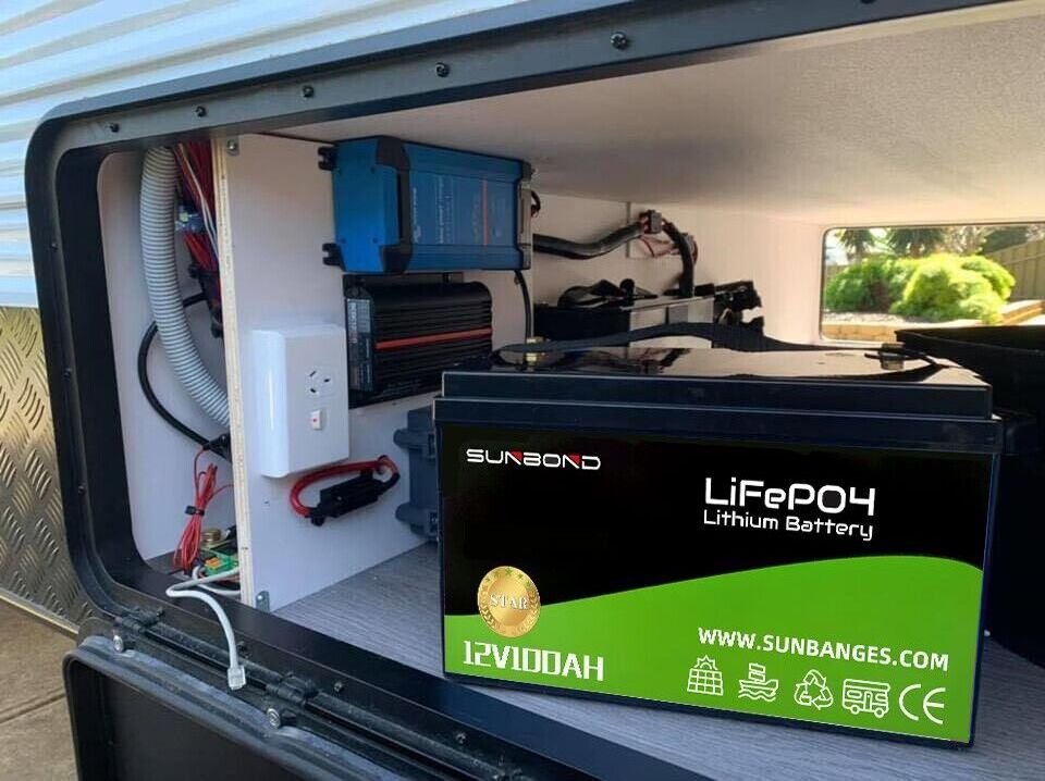 Lithium Phosphate Battery 12v 50ah 100ah 200ah Lifepo4 Battery Good Price For Rv Caravan Marine Trolling