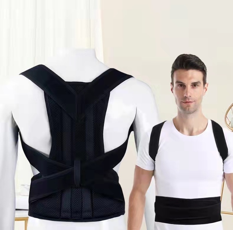 Posture Corrector for Men and Women, Upper Back Brace for Clavicle Support, Adjustable Back Straightener Correction