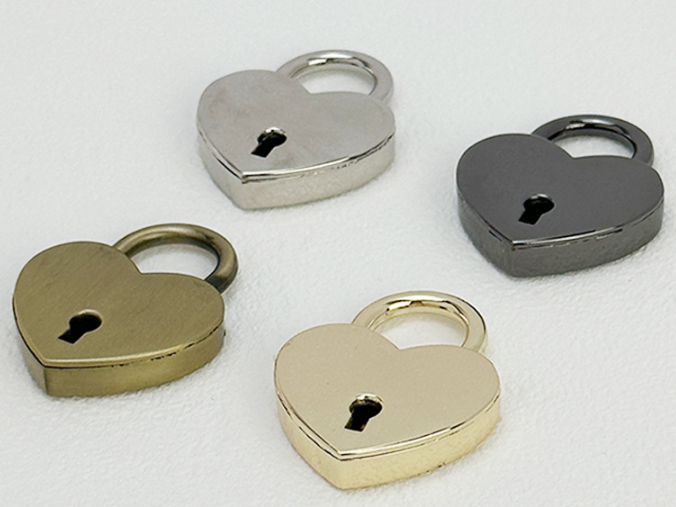 wholesale heart lock clasp small middle big colored heart lock and key padlock