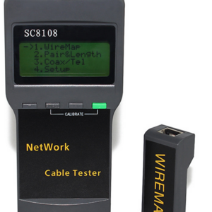 ADVANCED 5E 6E SC8108 CAT5 RJ45 Network LAN Length Cable Tester Meter