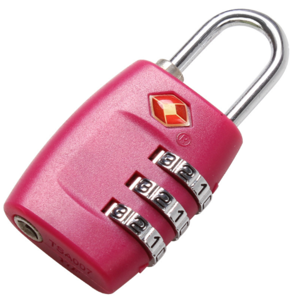 Fashion Luggage Lock Combination 3 Digit Padlock Security Password Lock for Travel