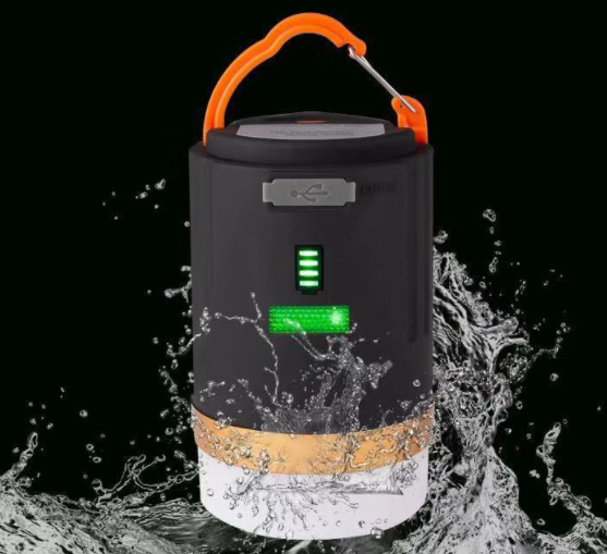 Portable Camping Tent Light Built in 4800mAh Battery Outdoor Hanging Fishing Lantern Lamp With Remote Control for Emergency