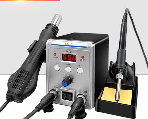 858D+ Dual-Purpose Anti-Static Digital Display Soldering Station Hot Air Soldering Station 858D Heat gun