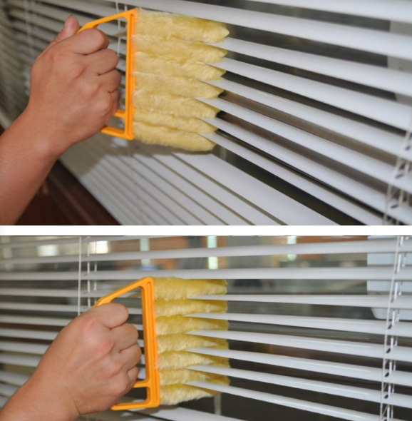 Microfiber Window cleaning brush Venetian Blind Cleaning Brush Washable Cleaning Brush