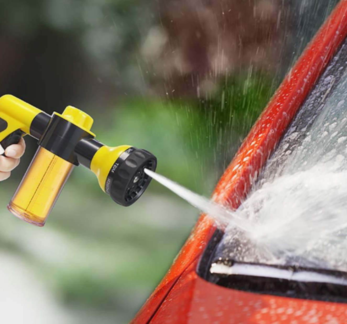 Car Garden Hose Foam Nozzle Gun